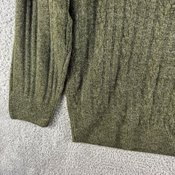 Geoffrey Beene Sweater Mens 2XL NEW Green Super Soft Casual‎ Golf Office NWT $65 - Picture 7 of 13